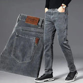 ICPANS Men's Classic Stretch Denim Jeans – Vintage Black, Regular Fit (Sizes 29-40)  Adomoo